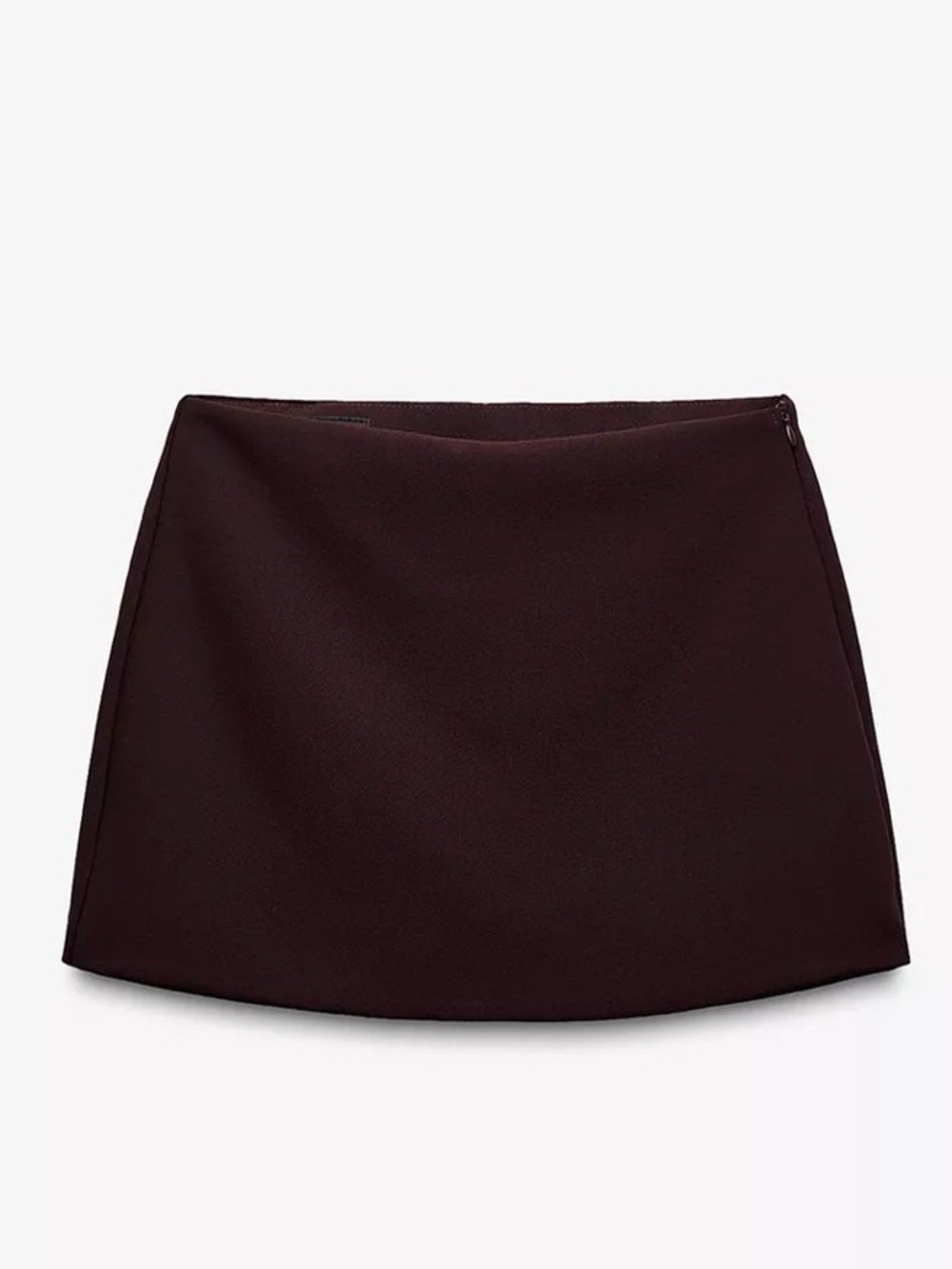 Zara Oxblood Skort Style Skirt